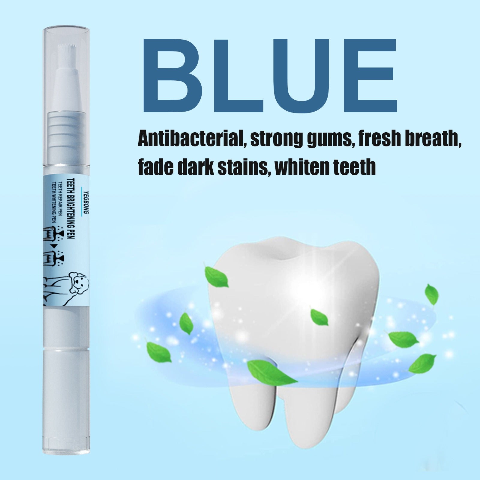 Advanced Teeth Brightening Pen for Pets - Effortless Stain Removal and Fresh Breath