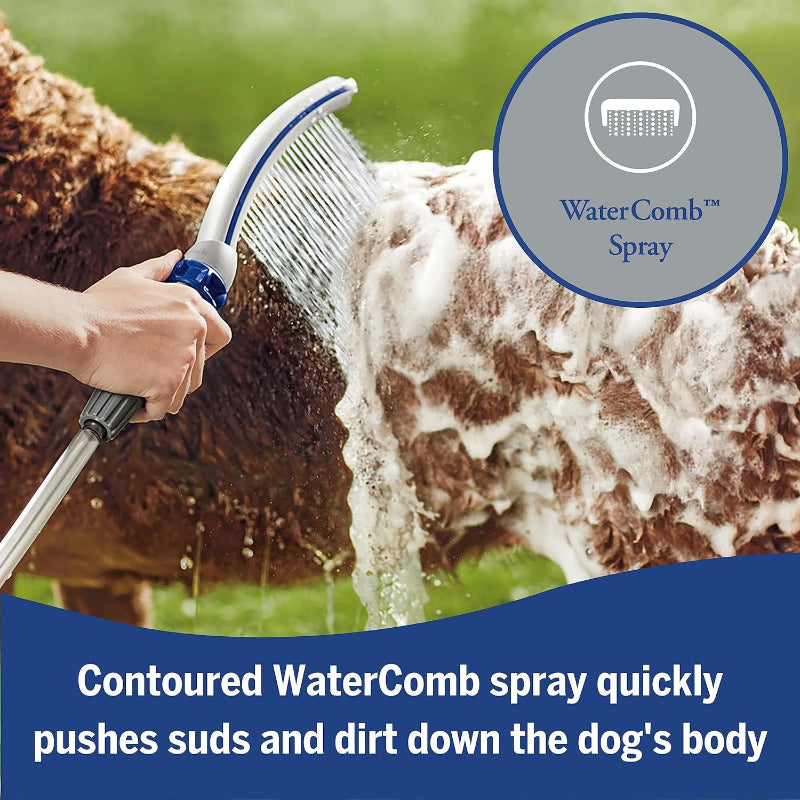 Waterpik Pet Wand Pro Dog Shower Attachment for Fast and Easy Dog Bathing