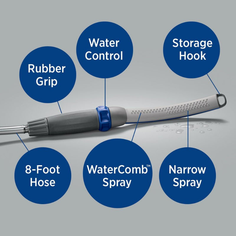 Waterpik Pet Wand Pro Dog Shower Attachment for Fast and Easy Dog Bathing