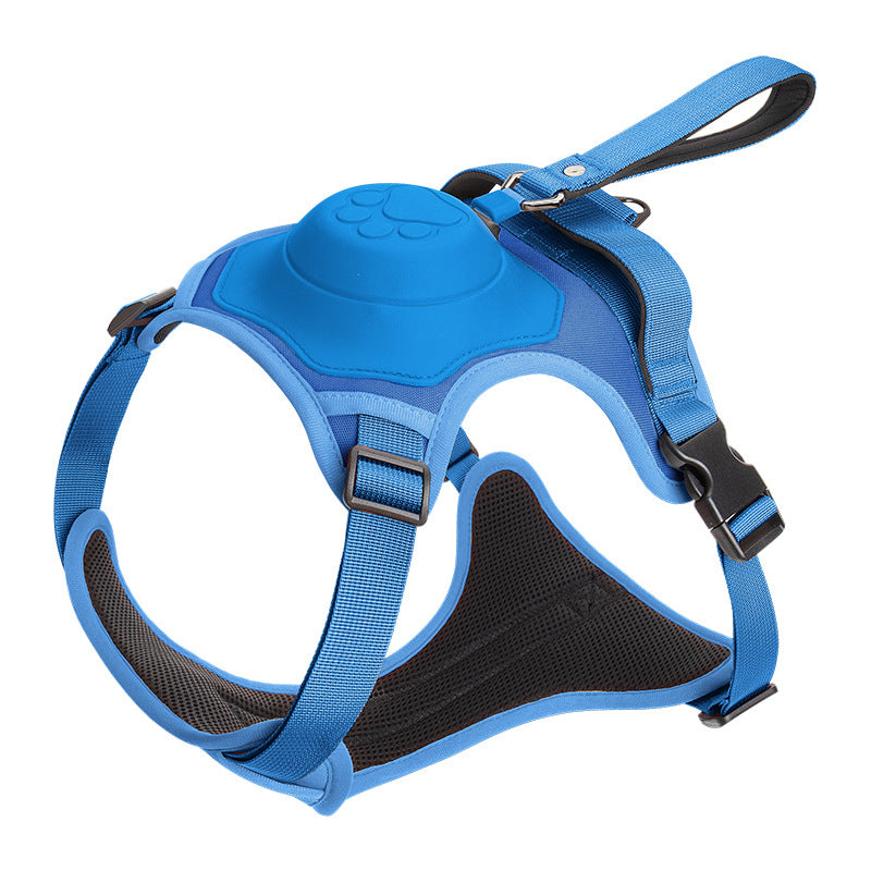 Smart Pet Harness with Integrated Retractable Leash