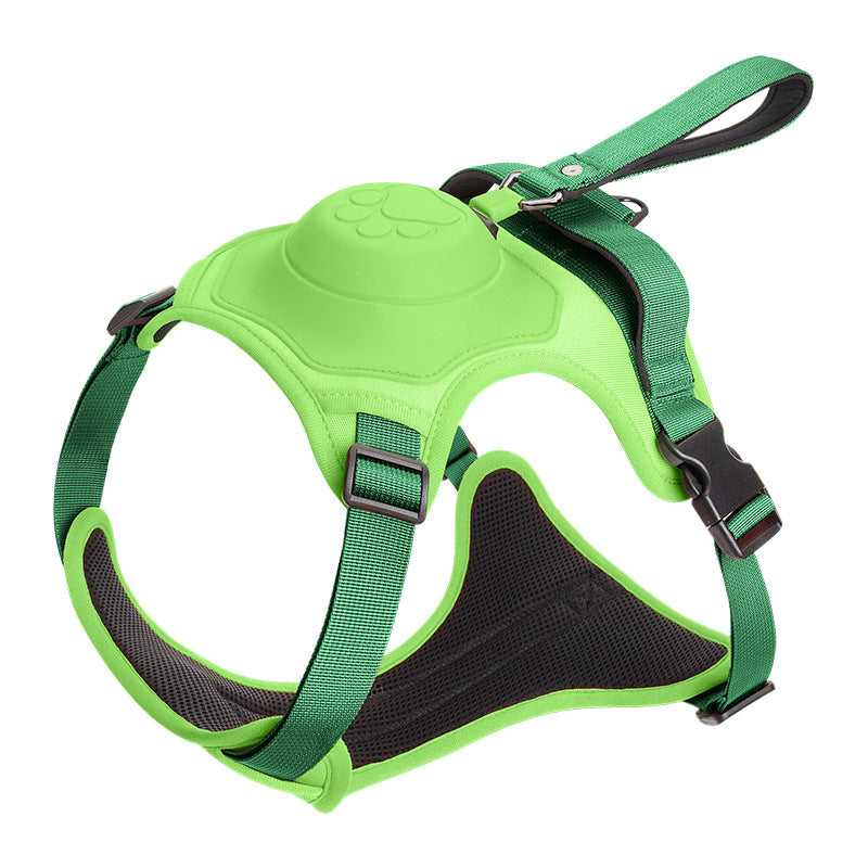 Smart Pet Harness with Integrated Retractable Leash
