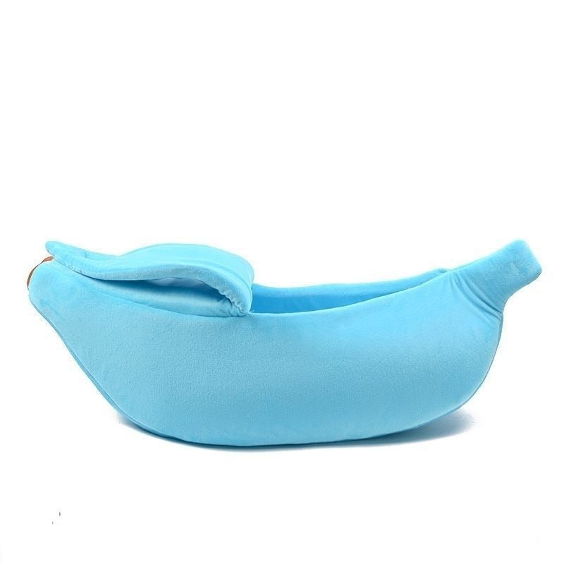 Cozy Banana Pet Bed - Ultra-Soft, High Rebound, and Easy to Clean