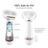 2-in-1 pet grooming dryer with adjustable heat settings for safe and efficient drying.