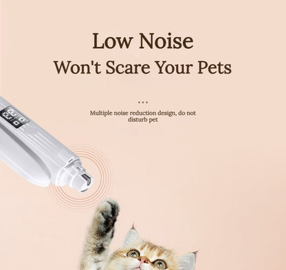 Rechargeable Pet Nail Clippers &amp; Grinder with LED Light and Nail Collector (New Version)