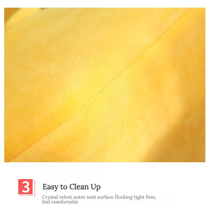 Cozy Banana Pet Bed - Ultra-Soft, High Rebound, and Easy to Clean