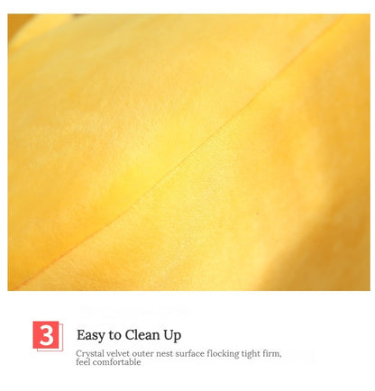Cozy Banana Pet Bed - Ultra-Soft, High Rebound, and Easy to Clean