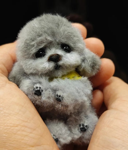 Custom Felt Pet Portrait - Handmade Tiny Felt Dogs &amp; Cats - Personalized Pet Keepsake