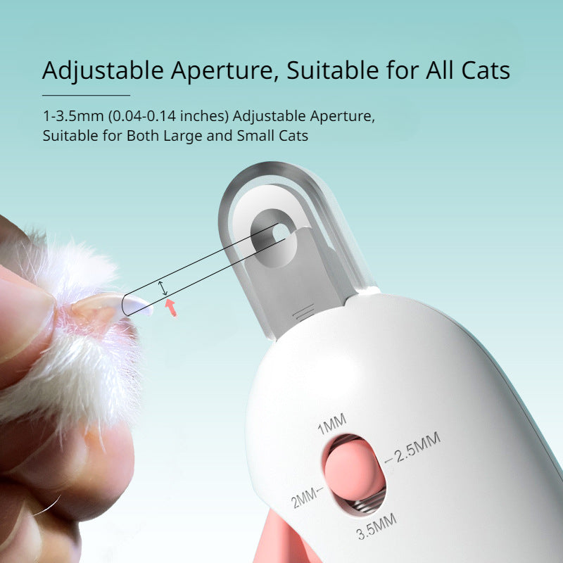 Adjustable Cat Nail Clippers - Safe, Ergonomic, and Precise Trimming