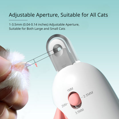 Adjustable Cat Nail Clippers - Safe, Ergonomic, and Precise Trimming