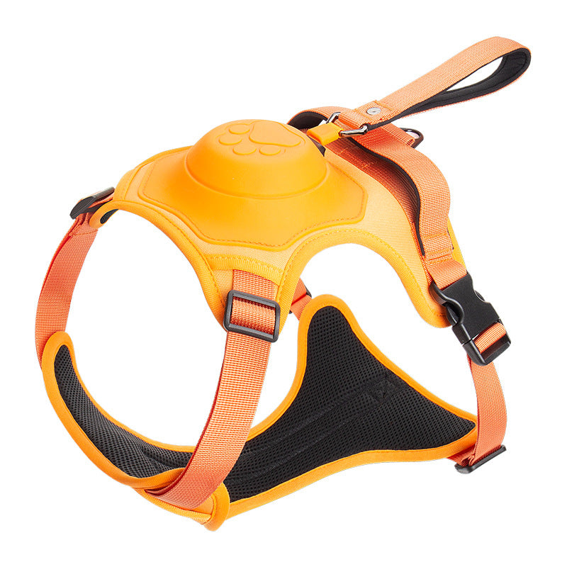Smart Pet Harness with Integrated Retractable Leash