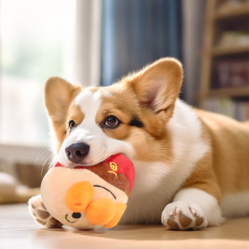 USB Rechargeable Interactive Plush Dog Toy - Smart Obstacle Avoidance and Sound Effects
