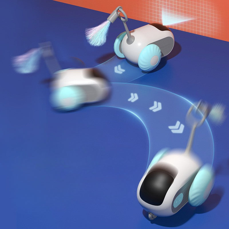 Smart Pet Racing Car - Interactive Remote Controlled Toy with Multi-Directional Movement