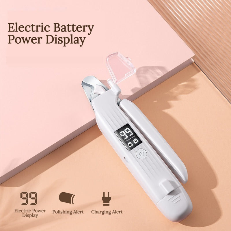 Rechargeable Pet Nail Clippers &amp; Grinder with LED Light and Nail Collector (New Version)