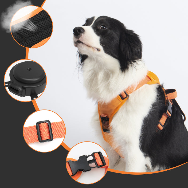 Smart Pet Harness with Integrated Retractable Leash