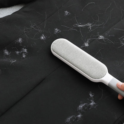 Self-Cleaning Pet Hair Remover Brush with Double-Sided Static Brush and Hygienic Storage Design