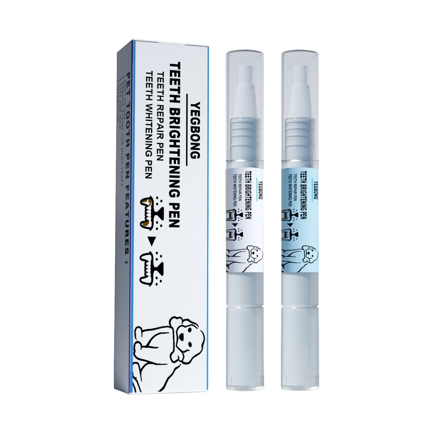 Advanced Teeth Brightening Pen for Pets - Effortless Stain Removal and Fresh Breath