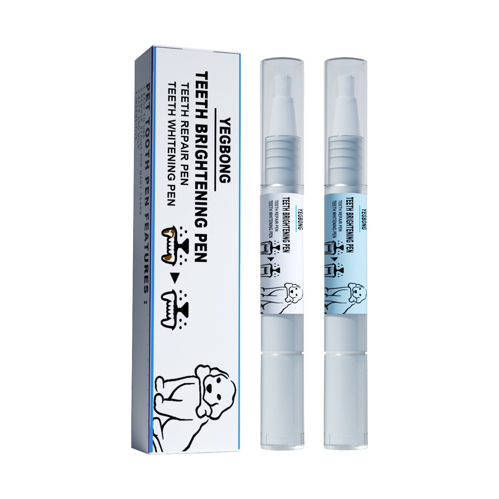 Advanced Teeth Brightening Pen for Pets - Effortless Stain Removal and Fresh Breath