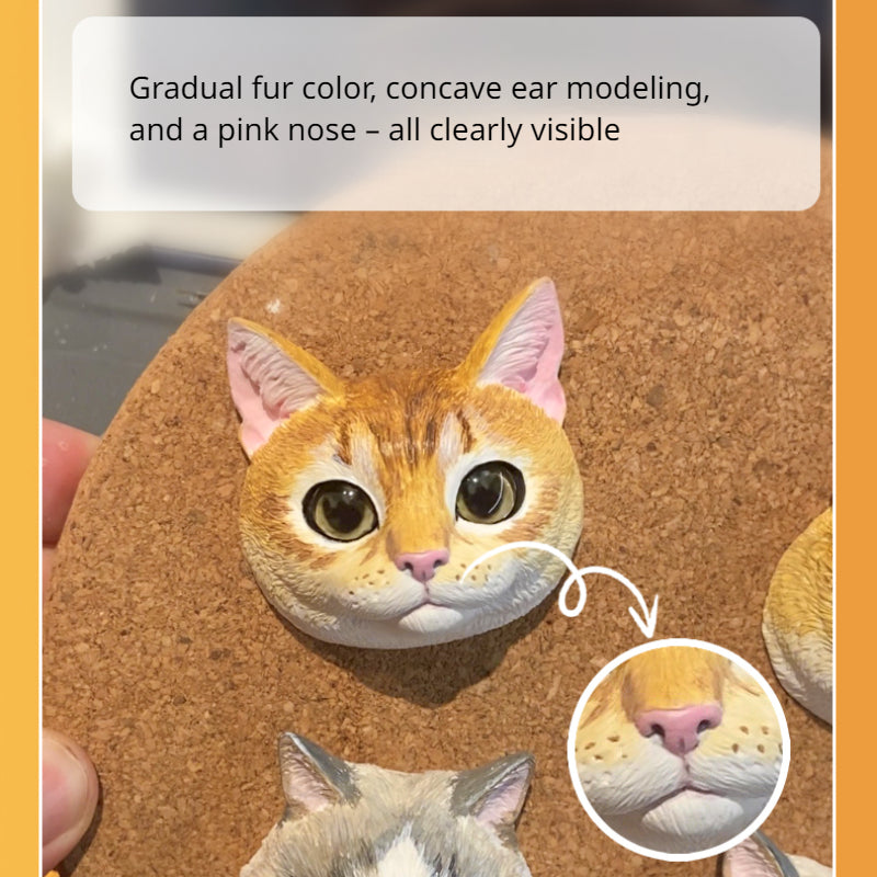 Custom 3D Pet Head Mold Car Vent Clip – Handmade, Personalized Air Freshener