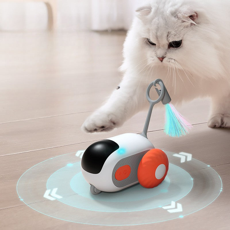 Smart Pet Racing Car - Interactive Remote Controlled Toy with Multi-Directional Movement