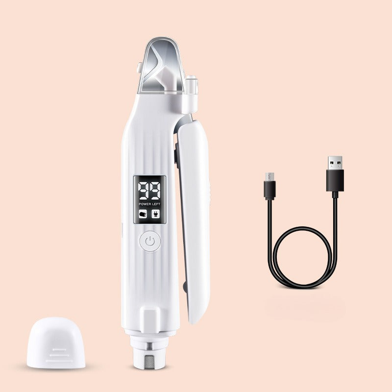 Rechargeable Pet Nail Clippers &amp; Grinder with LED Light and Nail Collector (New Version)