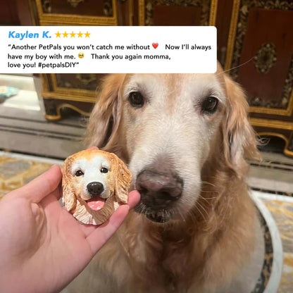 Custom 3D Pet Head Mold Car Vent Clip – Handmade, Personalized Air Freshener