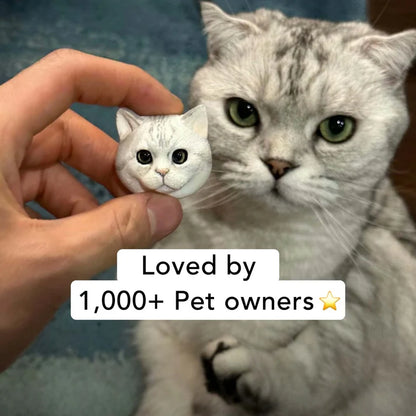 Custom 3D Pet Head Mold Car Vent Clip – Handmade, Personalized Air Freshener