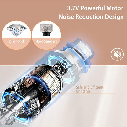 Rechargeable Pet Nail Clippers &amp; Grinder with LED Light and Nail Collector (New Version)