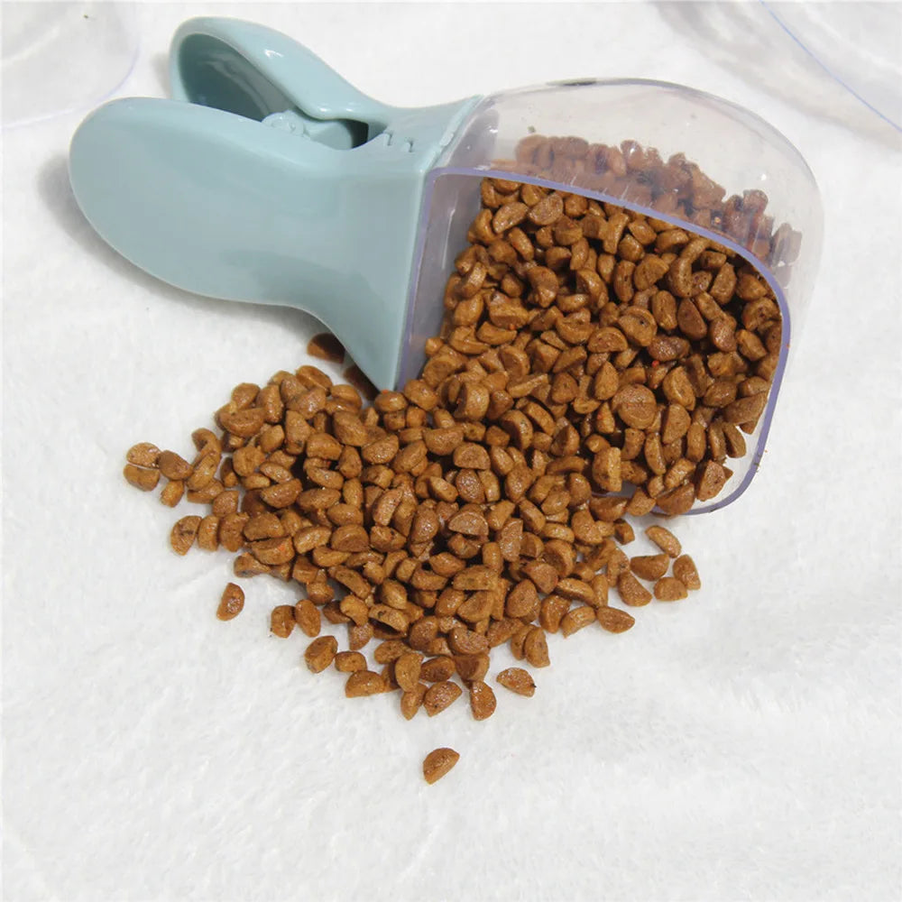 Versatile Duckbill Food Clip Spoon - All-in-One Kitchen and Pet Feeding Tool