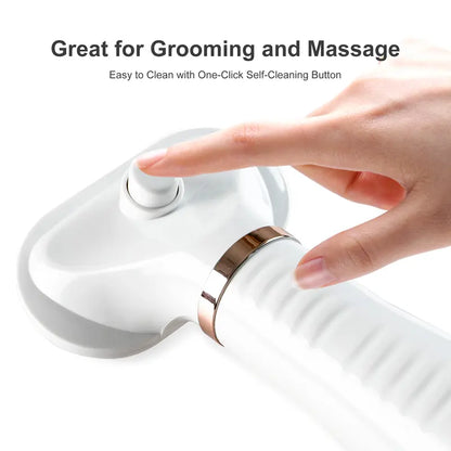 2-in-1 Pet Grooming Dryer - Adjustable Heat Settings for Fluffy and Shiny Coats